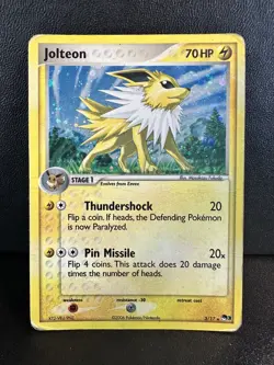Pokemon TCG POP Series 3 Promos Jolteon 3/17 Cosmos Holo HP - Image 1