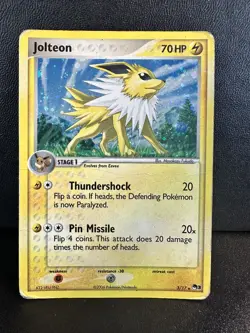 Pokemon TCG POP Series 3 Promos Jolteon 3/17 Cosmos Holo HP - Image 3