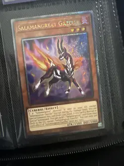 YUGIOH SALAMANGREAT GAZELLE 1ST MP24-EN049 QUARTER CENTURY SECRET (NM) - Image 1