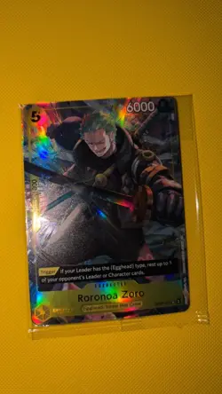 OP07-113 Roronoa Zoro Promo - Illustration Box- *SEALED* NM - Image 1