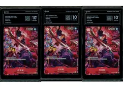 2025 One Piece Chinese2nd Anniversary Set #004 Shanks PCG 10 PRISTINE Lot*3 JE21 - Image 1