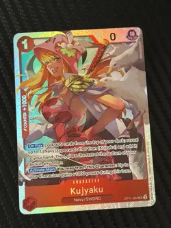 Kujyaku OP11-004 SR A Fist of Divine Speed Holo Foil One Piece TCG NM - Image 1