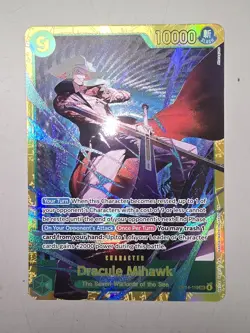 One Piece TCG - The Azure Sea’s Seven - Dracule Mihawk OP14-119 SEC - NM Foil - Image 1