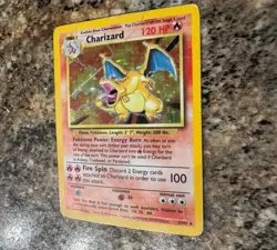 Charizard 4/102 Base Set Holo Rare 1999 WOTC Pokemon TCG HP PSA 1-2 Contender - Image 3