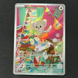 Minccino 182/162 Illustration Rare SV05: Temporal Forces NM/M Pokemon TCG - Image 1