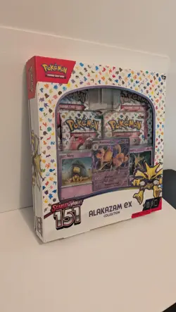 Pokemon TCG, Scarlet & Violet 151 Alakazam EX Collection Box Factory Sealed - Image 3