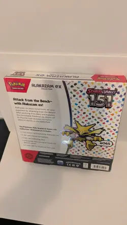 Pokemon TCG, Scarlet & Violet 151 Alakazam EX Collection Box Factory Sealed - Image 5