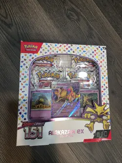 Pokemon TCG Scarlet & Violet 151 Alakazam Ex Collection Box NEW/Factory Sealed - Image 1