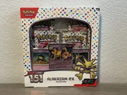 Pokemon 151 Alakazam EX box Scarlet & Violet TCG collection Box-Factory Sealed!! 820650855269 - Image 1