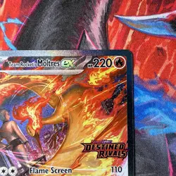 Pokemon TCG Team Rocket's Moltres ex Destined Rivals Stamped UPC Promo Set of 3 - Image 5