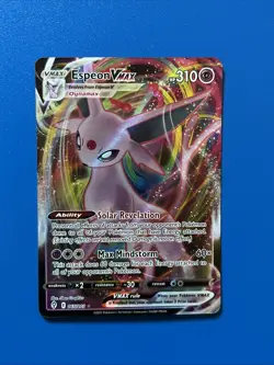 Espeon VMAX 065/203 Evolving Skies Ultra Rare Full Art Holo Pokemon TCG Card - Image 1