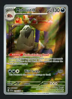 Mabosstiff 218/198 SV01: Scarlet & Violet Base Set Illustration Rare Pokemon TCG - Image 1
