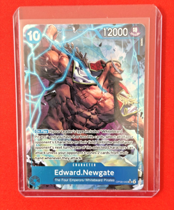 Edward Newgate OP08-043 Parallel Alt Art SR Two Legends One Piece English NM - Image 1