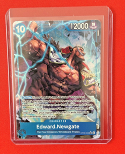 Edward Newgate OP08-043 Parallel Alt Art SR Two Legends One Piece English NM - Image 2