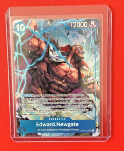 Edward Newgate OP08-043 Parallel Alt Art SR Two Legends One Piece English NM - Image 2