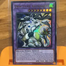 1x (NM) Dracotail Arthalion JUSH-EN006 Justice Hunters 1st Edition Ultra Rare - Image 1