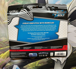 Pokemon TCG Scarlet Violet Black Bolt Tech Sticker Collection 3-Pack Blister - Image 2