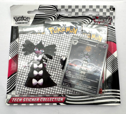 White Flare Tech Sticker Collection Pokemon TCG Scarlet & Violet Sealed Blister - Image 1
