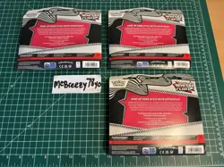 Pokemon TCG S&V White Flare 3 Pack Blister Tech Sticker Collection Lot Of 3 NEW - Image 2