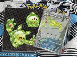 Pokemon TCG Scarlet Violet Black Bolt Tech Sticker Collection 3-Pack Blister 🔥 - Image 2