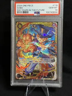 PSA 10 Sabo OP07-118 SEC 500 Years in the Future - ONE PIECE Card Game English - Image 1