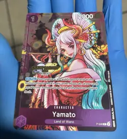 Yamato Championship 2024 Event Pack P-046 PR Promo Card One Piece Tcg Luffy - Image 1