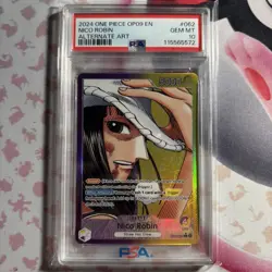 2024 ONE PIECE OP09-EMPERORS IN THE NEW WORLD ALTERNATE ART NICO ROBIN PSA 10 - Image 1