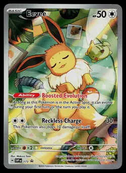 Pokemon Card - Eevee Scarlet & Violet Promo 173 Holo Illustration Rare - Image 1
