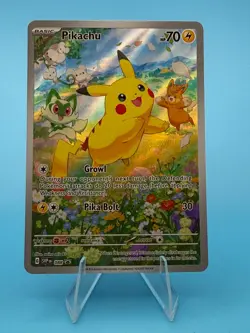 Pokemon Pikachu TCG SVP 088 Black Star Promo Card Paldea Adventure Chest - Image 2