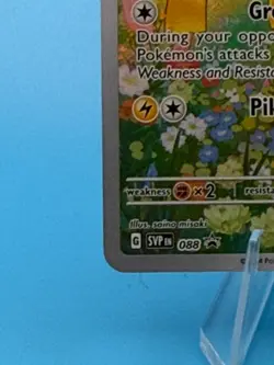 Pokemon Pikachu TCG SVP 088 Black Star Promo Card Paldea Adventure Chest - Image 5