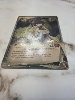 Naruto CCG Anko Mitarashi FOIL Very Good Condition Lightning Ninja Card - Image 5