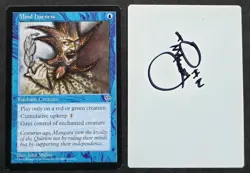 MtG Magic John Mallow Artist Proof _ Mirage _ MIND HARNESS _ 1/50! $100K Summer! - Image 1
