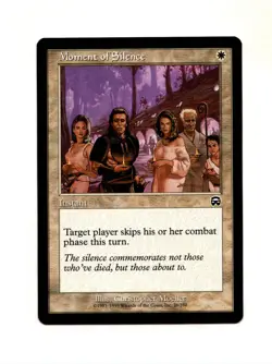 MTG Moment of Silence NM- Mercadian Masques Magic the Gathering ~ Free Shipping - Image 1