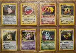 100% Complete Vintage 1999 Jungle Set Unlimited 64/64 WOTC Pokemon Cards TCG - Image 1