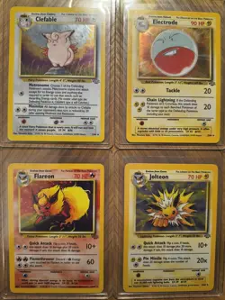100% Complete Vintage 1999 Jungle Set Unlimited 64/64 WOTC Pokemon Cards TCG - Image 3