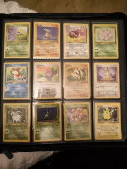 Full Complete Jungle Set 64/64 set Pokemon Cards WOTC TCG 1999 in vault X binder - Image 5