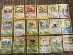 Pokemon TCG Jungle 1st Edition #17-64 Non-Holo Complete Set LP/NM - Image 1