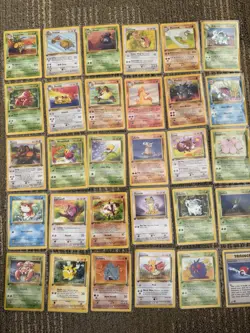 Pokemon TCG Jungle 1st Edition #17-64 Non-Holo Complete Set LP/NM - Image 3