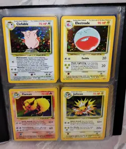 Pokemon Jungle Set English Edition Complete 64/64 TCG Hologram WOTC Clefable NM - Image 1