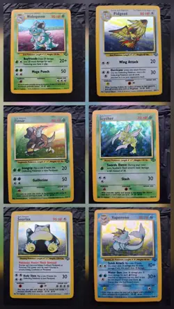 Complete Jungle Set 64/64 Pokemon Cards WOTC TCG 1999 - Image 3