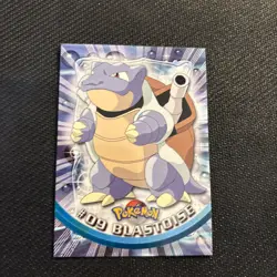 Pokemon Topps Blastoise #09 1999 Topps TV Animation Edition Non Holo - Image 1