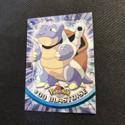 Pokemon Topps Blastoise #09 1999 Topps TV Animation Edition Non Holo - Image 3