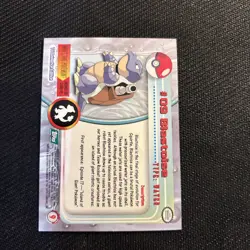 Pokemon Topps Blastoise #09 1999 Topps TV Animation Edition Non Holo - Image 5
