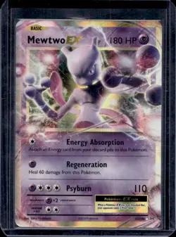 2016 Pokemon XY Evolutions Mewtwo Holo #52/108 - Image 1