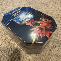 Pokemon TCG Crown Zenith Galarian Zapdos Legendary Bird Tin | New/Sealed - Image 3