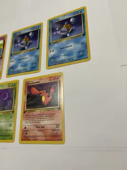 First Edition Pokemon Team Rocket Lot Slowpoke Charmander Zubat Squirtle x2 - Image 5