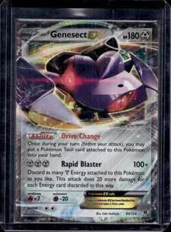 2016 Pokemon XY Fates Collide Genesect Holo #64/124 - Image 1