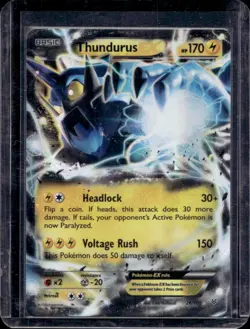 2015 Pokemon XY Roaring Skies Thundurus Holo #26/108 - Image 1
