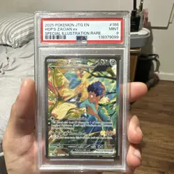 Pokemon TCG Hop's Zacian ex 186/159 Sv09 Special Illustration Rare PSA 9 - Image 1
