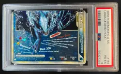 2010 Pokemon HeartGold & SoulSilver Lugia LEGE #114/123 PSA 4 - Image 1